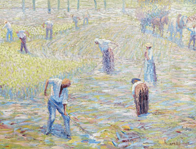 La Fenaison by Andre Leveille - Auction record, sale price, and art valuation. Compare with similar artists and explore comparable artworks.
