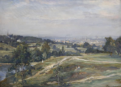 View from Vale of Heath - Hampstead Heath