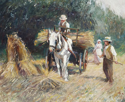 Bringing in the hay