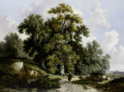 A view at Bramerton in the valley of the Yare by John Berney Ladbrooke - Auction record, sale price, and art valuation. Compare with similar artists and explore comparable artworks.
