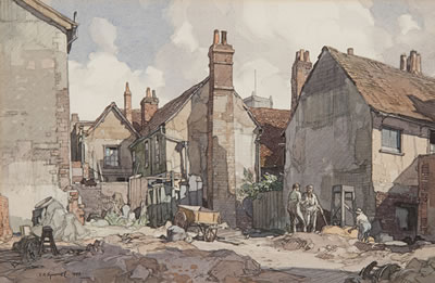 "Backs near Lord's Yard. Fore Street, Ipswich"