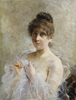 Portrait of a girl by Louis Grady - Auction record, sale price, and art valuation. Compare with similar artists and explore comparable artworks.
