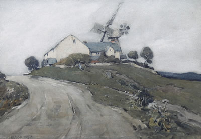 The top of the hill
