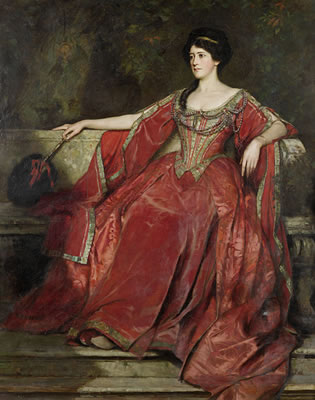 Portrait of Alice Crawford in the role of Olivia, Twelfth Night
