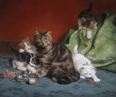 Kittens at play