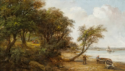 A scene on the Orwell, possibly Nacton foreshore (2)
