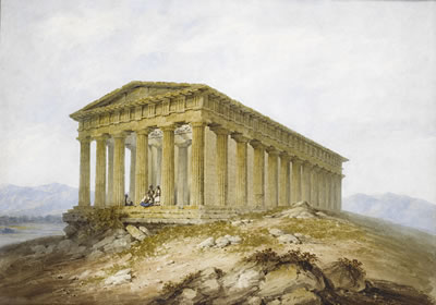 The Temple of Theseus, Athens by William Page - Auction record, sale price, and art valuation. Compare with similar artists and explore comparable artworks.