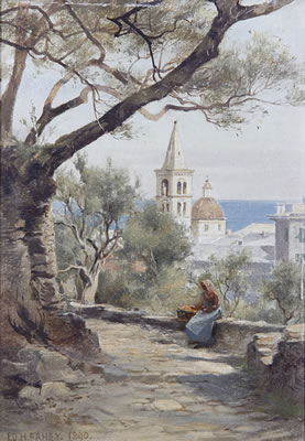 A pair of Italian views by Edward Henry Fahey - Auction record, sale price, and art valuation. Compare with similar artists and explore comparable artworks.