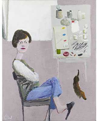 Studio painting