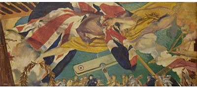 Study for the ceiling painting in the Great Hall of the Institute of Civil Engineers