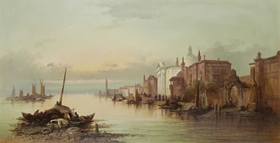 View of Santa Maria della Salute, Venice