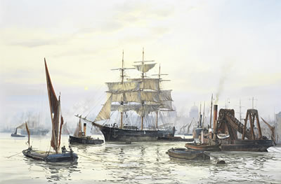 "Dawn over Greenwich c.1900"