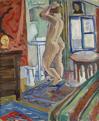 Standing nude