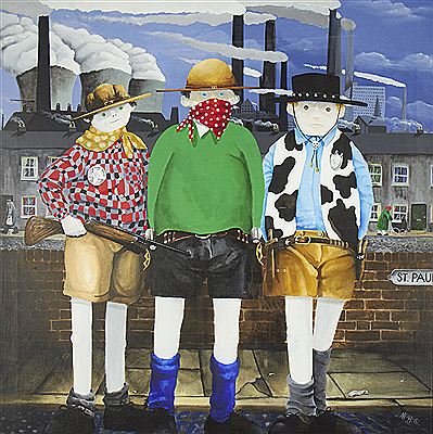 Three cowboys