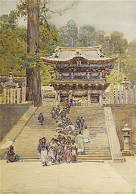 Yomeiman Gate, Nikko, Japan