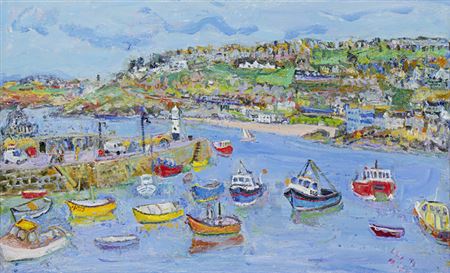 Sample artwork by Linda Weir (Born 1951), known for painting - View similar artists and auction records