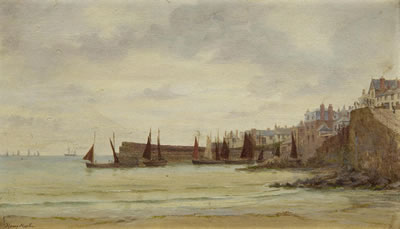 'Newlyn - Cornwall'; 'Plymouth - Early Morning', a pair by Henry Martin - Auction record, sale price, and art valuation. Compare with similar artists and explore comparable artworks.