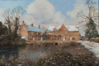 Flatford Mill, winter