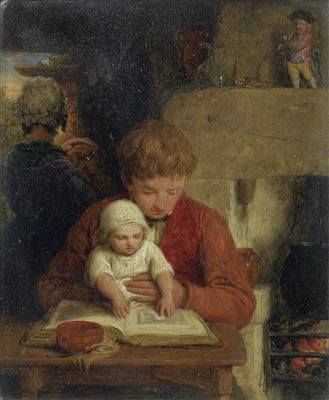 Rustic Happiness by William Mulready - Auction record, sale price, and art valuation. Compare with similar artists and explore comparable artworks.