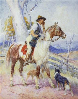 Coo-ee; and The Pioneer by Percy Frederick Seaton Spence - Auction record, sale price, and art valuation. Compare with similar artists and explore comparable artworks.
