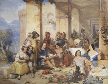 Salvator Rosa amongst brigands