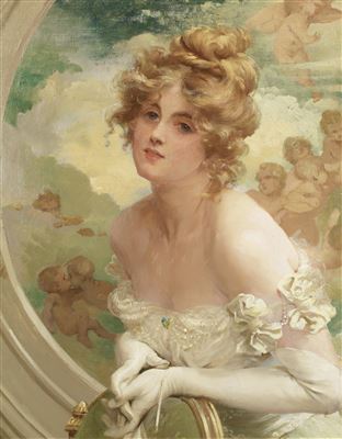 Sample artwork by St George Hare (1857 - 1933), known for narrative, genre and figurative painting - View similar artists and auction records