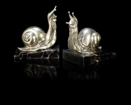 Snail Bookends