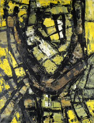 Abstract: black and yellow