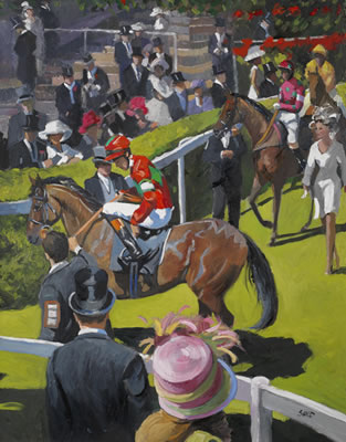 Ladies Day, Royal Ascot by Sheree Valentine Daines - Auction record, sale price, and art valuation. Compare with similar artists and explore comparable artworks.