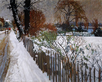 Sample artwork by William Bowyer (1926 - 2015), known for abstract landscape and waterscape painting, portraiture, teaching - View similar artists and auction records