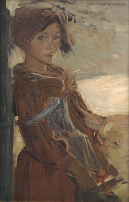Sample artwork by Harrington Mann (1864 - 1937), known for society portrait, landscape, marine and history painting - View similar artists and auction records
