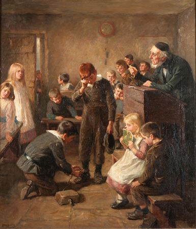 The truant's log by Ralph Hedley - Auction record, sale price, and art valuation. Compare with similar artists and explore comparable artworks.