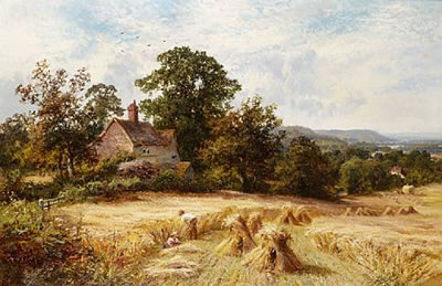 Sample artwork by Walter Wallor Caffyn (1845 - 1898), known for landscape painting - View similar artists and auction records