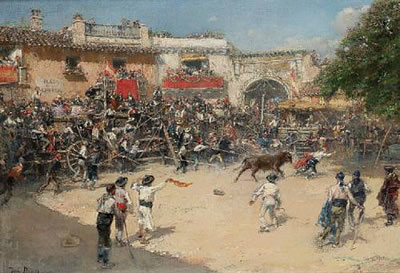 The bullfight- Plaza de la libertad
