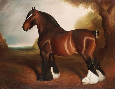 Sample artwork by Herbert St John Jones (1870 - 1939), known for painting, domestic animals, horses - View similar artists and auction records