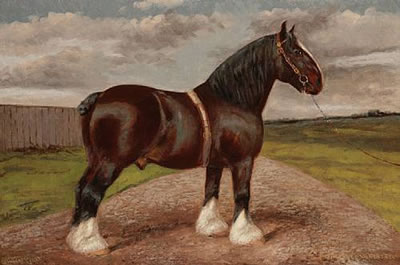 The Shirehorse 'Birdsall Menestrel' by Albert Clark - Auction record, sale price, and art valuation. Compare with similar artists and explore comparable artworks.