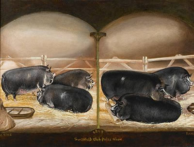 Sample artwork by John of Colchester Vine (1805/09 - 1867), known for animal painting, self-taught - View similar artists and auction records