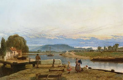 View of Trent Lock