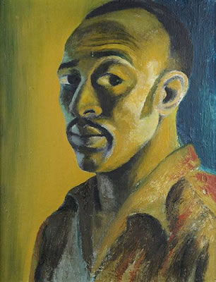 Portrait of Gerard Sekoto: Self Portrait of the artist