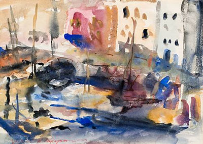 Sample artwork by Koula Marangopoulou (1913 - 1997), known for painting - View similar artists and auction records