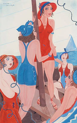 Beauties before the mast by Sacha Zaliouk - Auction record, sale price, and art valuation. Compare with similar artists and explore comparable artworks.