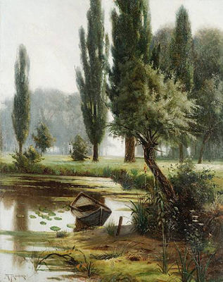 Woodland lake