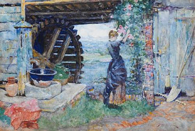 Gathering roses