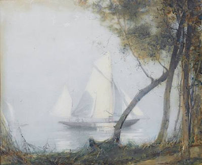 A yawl by a woodland shore by Hubert Coop - Auction record, sale price, and art valuation. Compare with similar artists and explore comparable artworks.