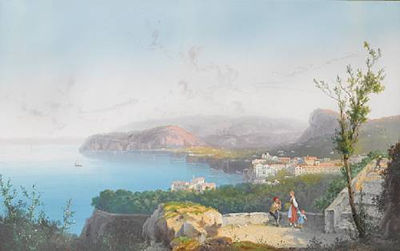 A view of Sorrento, Naples, and the Amalfi Coast by Gioacchino La Pira - Auction record, sale price, and art valuation. Compare with similar artists and explore comparable artworks.