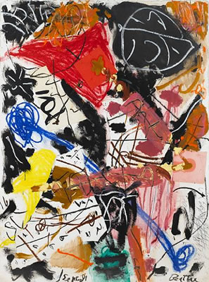 Black Sprint by Basil Beattie - Auction record, sale price, and art valuation. Compare with similar artists and explore comparable artworks.