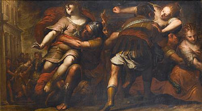 The Rape of the Sabine Women by Giovanni Stefano Danedi - Auction record, sale price, and art valuation. Compare with similar artists and explore comparable artworks.