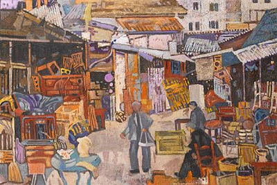 Flea market, Plateia Avissinias by Apostolos Tsirogiannis - Auction record, sale price, and art valuation. Compare with similar artists and explore comparable artworks.