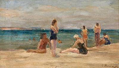At the beach