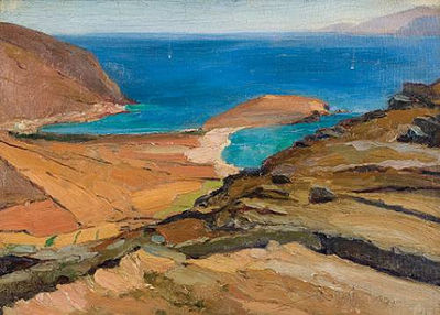 Shores of Tinos by Nikolaos Lytras - Auction record, sale price, and art valuation. Compare with similar artists and explore comparable artworks.